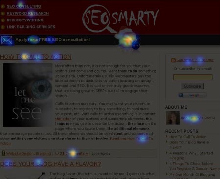 clickmap/heatmap
