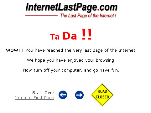 Internet Last Page