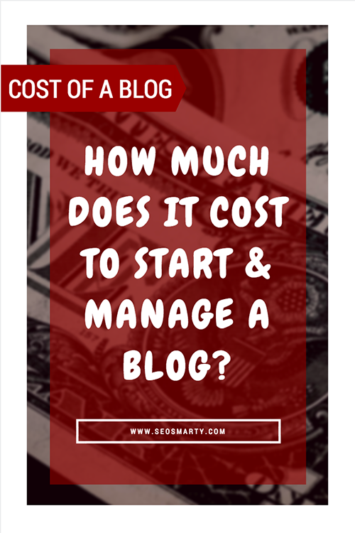 How Much Does a Blog Site Cost?