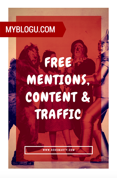 Free mentions, links, content, traffic with MyBlogU