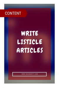 A Detailed Guide to Writing Listicle Articles